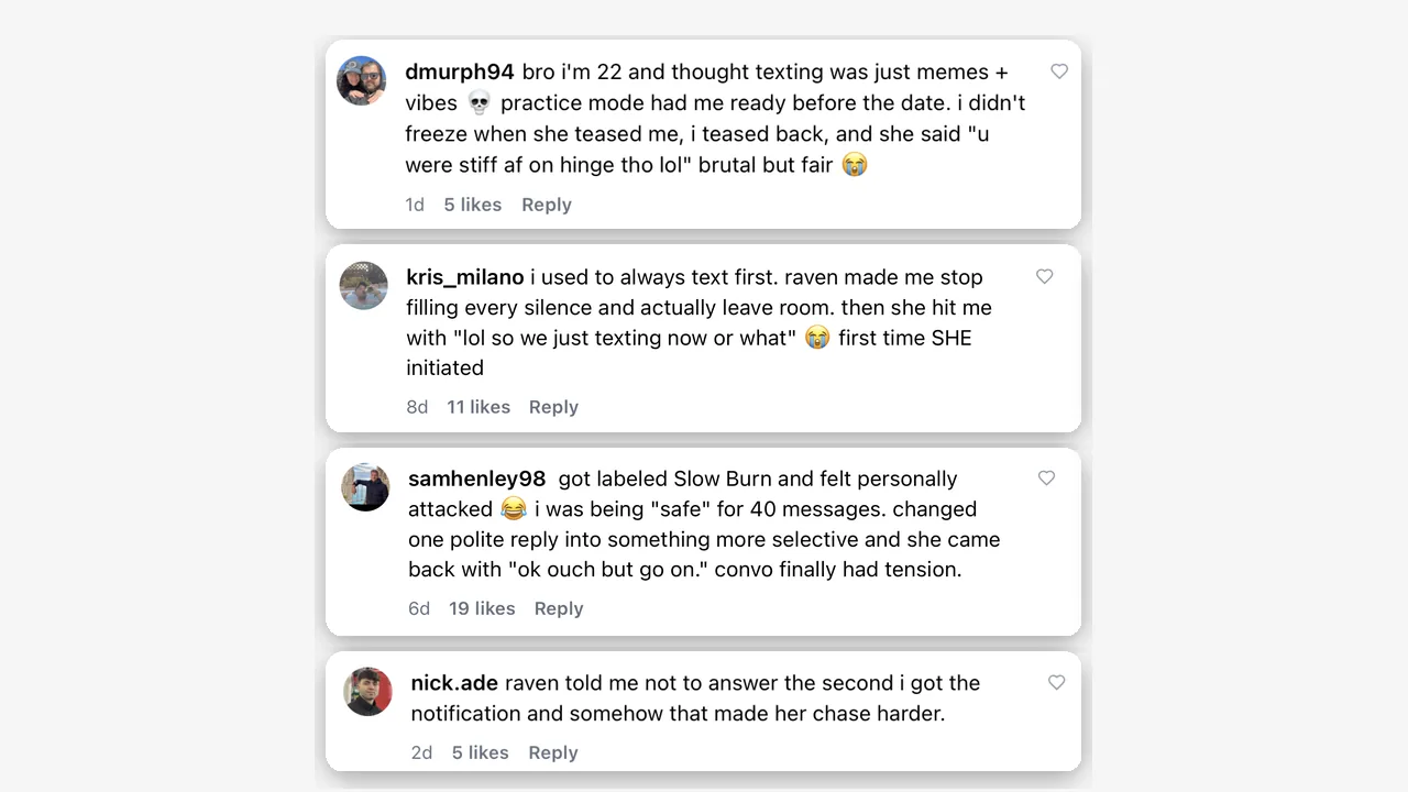Instagram testimonials