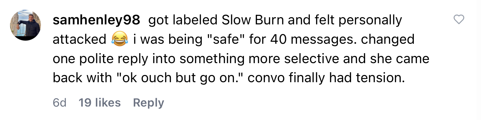 Slow Burn Sam's RavenText testimonial